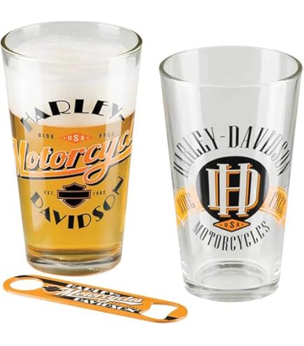 Amazon.co.jp: ハーレーダビッドソンCoreバー&シールドロゴPint